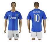 Juventus #10 Del Piero Away Soccer Club Jersey 1