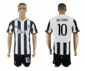 Juventus #10 Del Piero Home Soccer Club Jersey 1