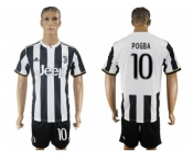 Juventus #10 Pogba Home Soccer Club Jersey