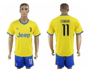 Juventus #11 Coman Away Soccer Club Jersey