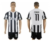 Juventus #11 Coman Home Soccer Club Jersey 1