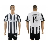 Juventus #14 Llorente Home Soccer Club Jersey