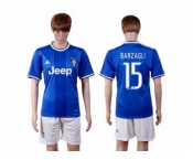 Juventus #15 Barzagli Away Soccer Club Jersey 2