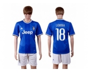 Juventus #18 Lemina Away Soccer Club Jersey 1
