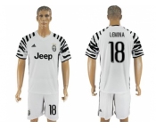 Juventus #18 Lemina SEC Away Soccer Club Jersey