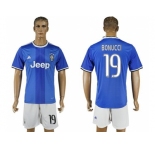 Juventus #19 Bonucci Away Soccer Club Jersey 3