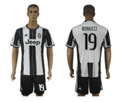 Juventus #19 Bonucci Home Soccer Club Jersey 4