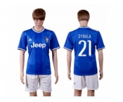 Juventus #21 Dybala Away Soccer Club Jersey 2