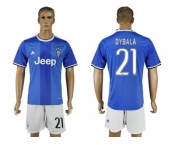 Juventus #21 Dybala Away Soccer Club Jersey 3