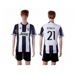Juventus #21 Dybala Home Soccer Club Jersey 3