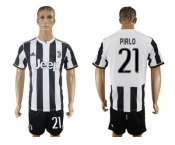 Juventus #21 Pirlo Home Soccer Club Jersey 1