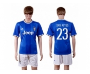 Juventus #23 Dani Alves Away Soccer Club Jersey 1