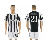 Juventus #23 Dani Alves Home Soccer Club Jersey