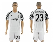 Juventus #23 Dani Alves SEC Away Soccer Club Jersey