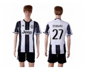 Juventus #27 Sturaro Home Soccer Club Jersey 1