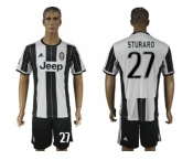 Juventus #27 Sturaro Home Soccer Club Jersey 2