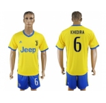 Juventus #6 Khedira Away Soccer Club Jersey 1