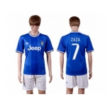 Juventus #7 Zaza Away Soccer Club Jersey 1