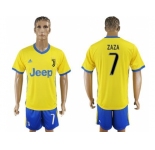 Juventus #7 Zaza Away Soccer Club Jersey