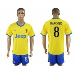 Juventus #8 Marchisio Away Soccer Club Jersey 1
