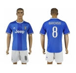 Juventus #8 Marchisio Away Soccer Club Jersey 3