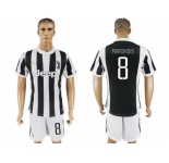 Juventus #8 Marchisio Home Soccer Club Jersey