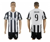 Juventus #9 Higuain Home Soccer Club Jersey 2