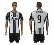 Juventus #9 Higuain Home Soccer Club Jersey 3