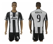 Juventus #9 Morata Home Soccer Club Jersey 2