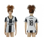 Women's Juventus #18 Lemina Home Soccer Club Jersey