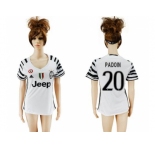 Women's Juventus #20 Padoin Sec Away Soccer Club Jersey