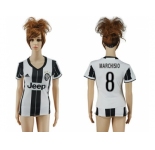 Women's Juventus #8 Marchisio Home Soccer Club Jersey1
