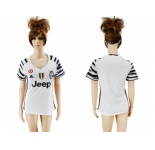 Women's Juventus Blank Sec Away Soccer Club Jersey