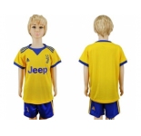 Juventus Blank Away Kid Soccer Club Jersey