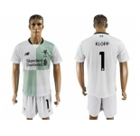 Liverpool #1 Klopp Away Soccer Club Jersey1