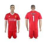 Liverpool #1 Klopp Red Home Soccer Club Jersey