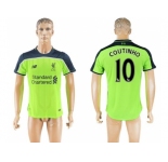 Liverpool #10 Coutinho Sec Away Soccer Club Jersey1