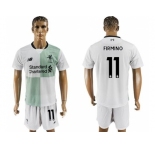 Liverpool #11 Firmino Away Soccer Club Jersey1