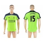 Liverpool #15 Lovren Sec Away Soccer Club Jersey1