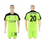 Liverpool #20 Lallana Sec Away Soccer Club Jersey