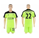 Liverpool #22 Mignolet Sec Away Soccer Club Jersey