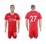 Liverpool #27 Origi Red Home Soccer Club Jersey