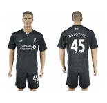 Liverpool #45 Balotelli Away Soccer Club Jersey