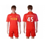 Liverpool #45 Balotelli Red Home Soccer Club Jersey
