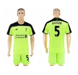 Liverpool #5 Agger Sec Away Soccer Club Jersey