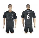 Liverpool #6 Lovren Away Soccer Club Jersey2