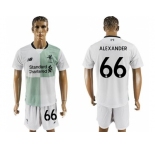 Liverpool #66 Alexander Away Soccer Club Jersey1