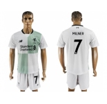 Liverpool #7 Milner Away Soccer Club Jersey1