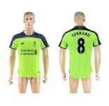 Liverpool #8 Gerrard Sec Away Soccer Club Jersey1