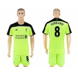 Liverpool #8 Gerrard Sec Away Soccer Club Jersey